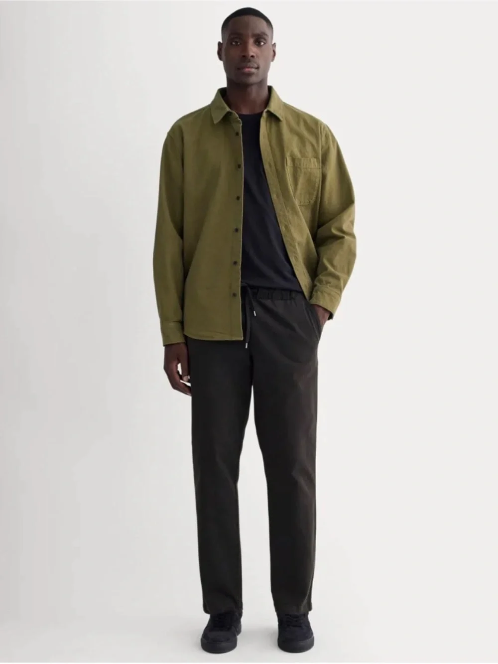 New Everlane THE EASY PANT in Black Size M